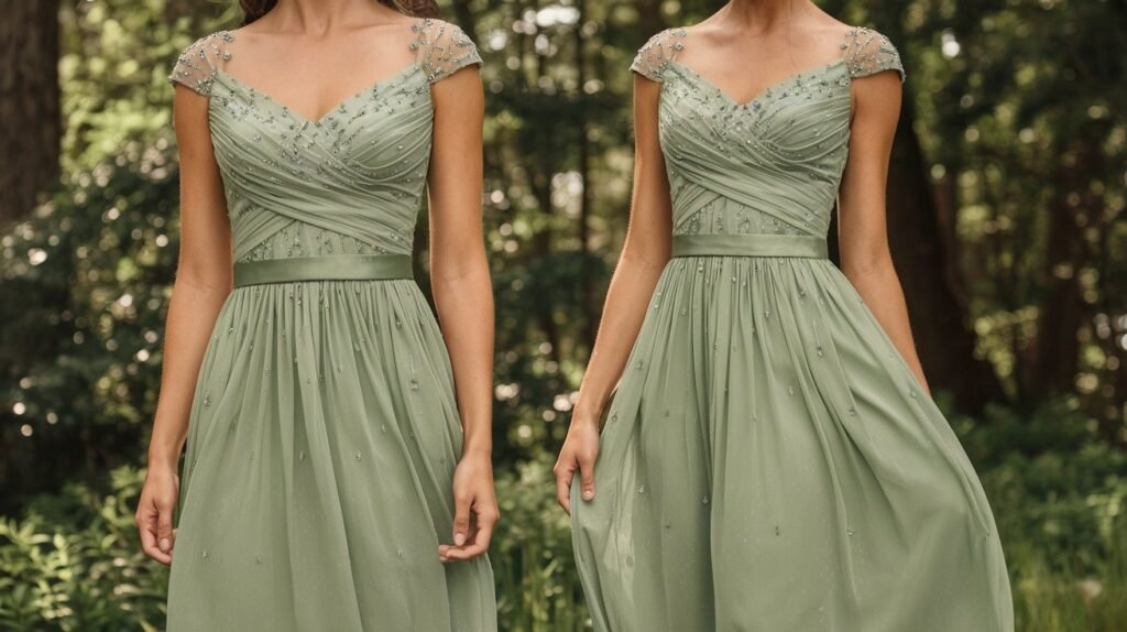 Sage Green Bridesmaid Dress