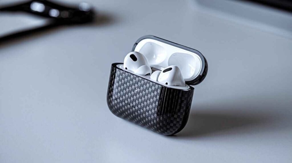 Glossy Carbon Fiber AirPod Case: