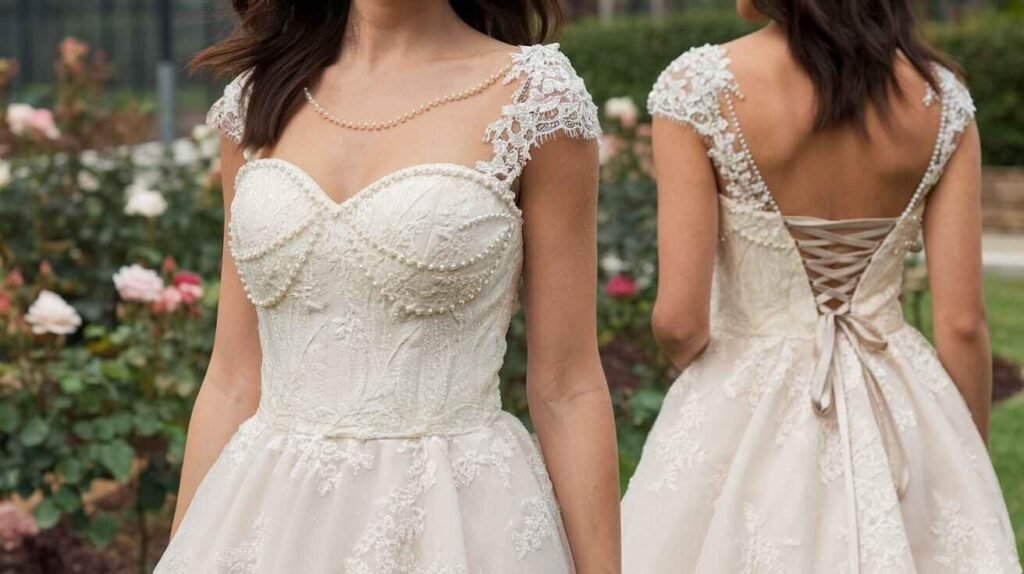 White Maid of Honor Dresses 